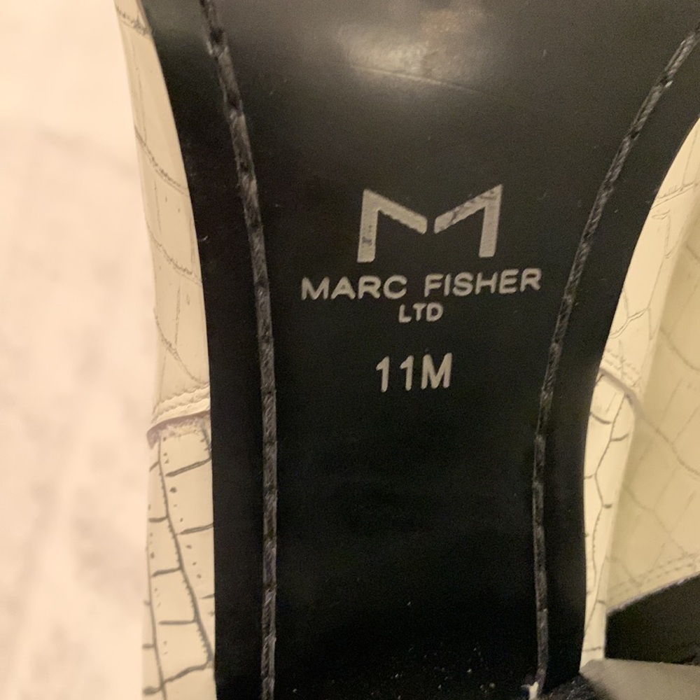 Mark Fisher LTD Taline Croc-Embossed SZ 11 Leather Booties Rodeo Western - Picture 9 of 14